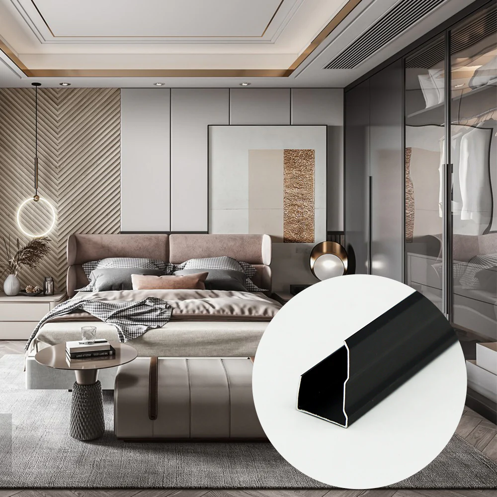 Aluminium Closed Trim Veneered Wall Panel - Image 3