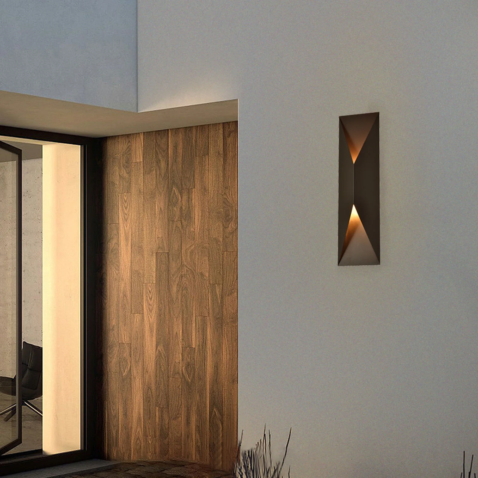 Crimsyn Bronze Outdoor LED Wall Sconce - Image 2