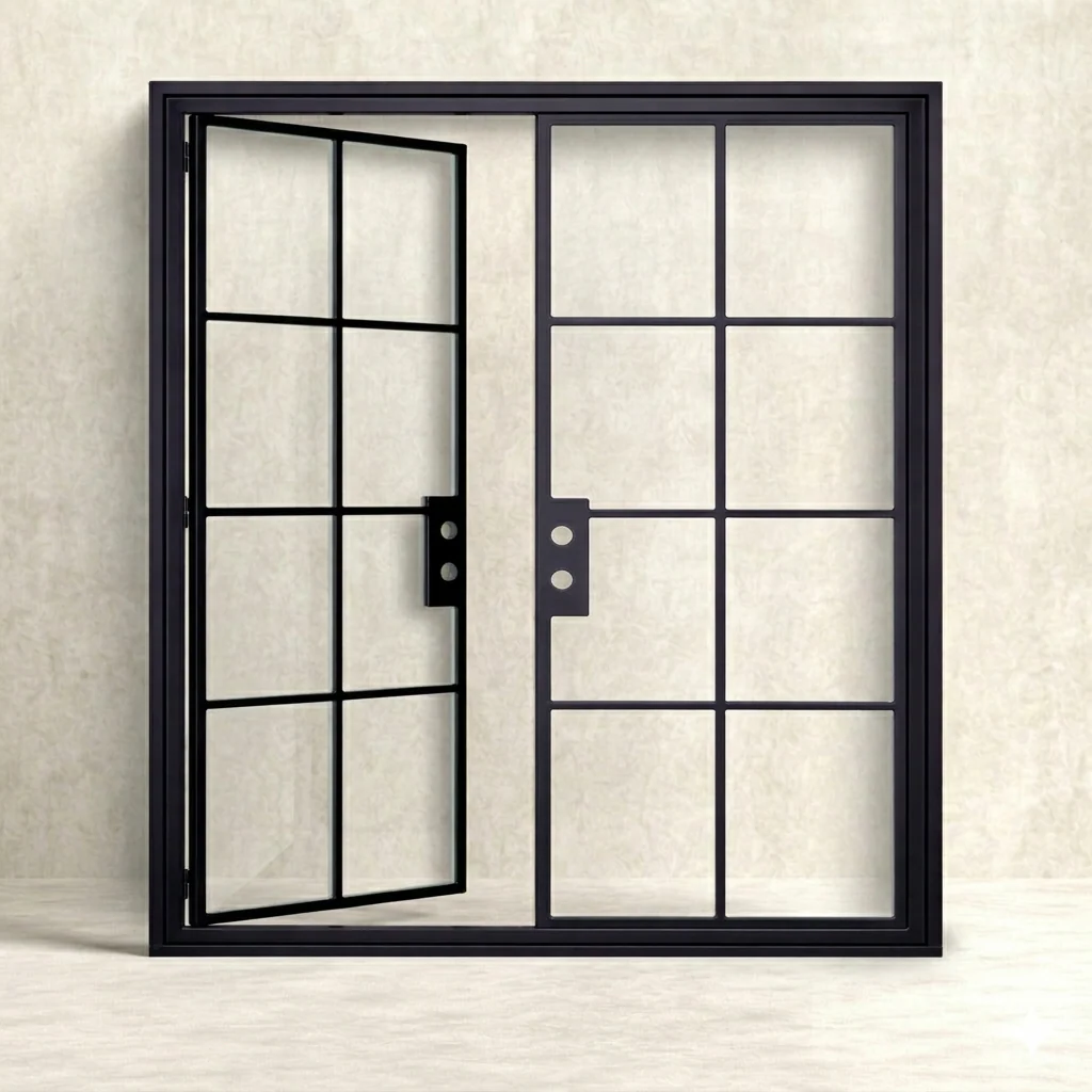 Lite 8 - Double | Steel French Door 60 x 120"