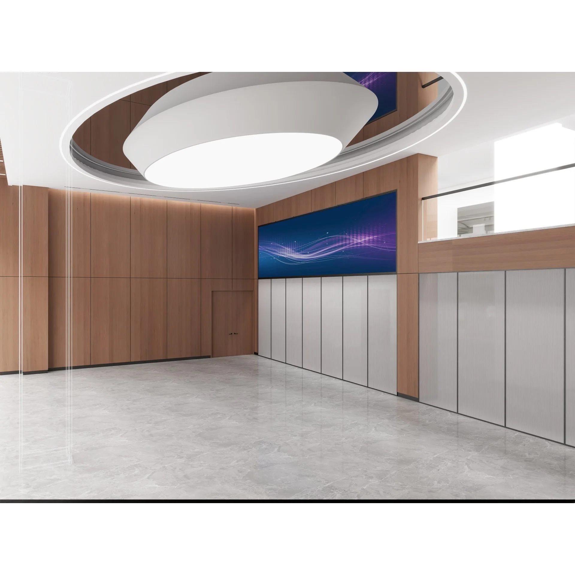 Natural Veneered Wall Panel, Black Walnut With Brown Cathedral Grain - Image 3