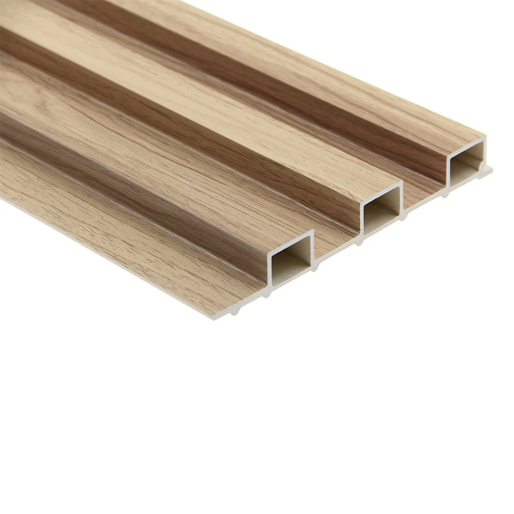 WPC Fluted Slat Wall Panel, Beech - Image 3