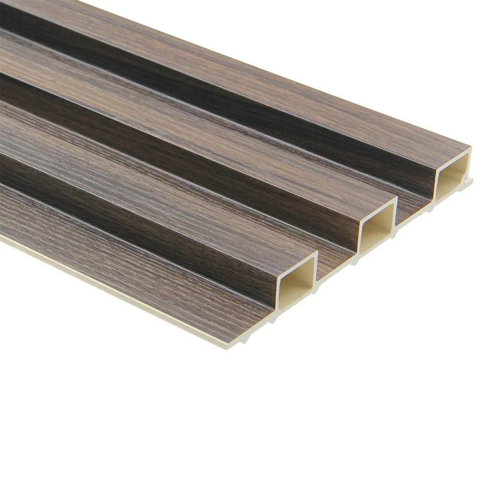 WPC Fluted Slat Wall Panel, Classic Walnut - Image 3