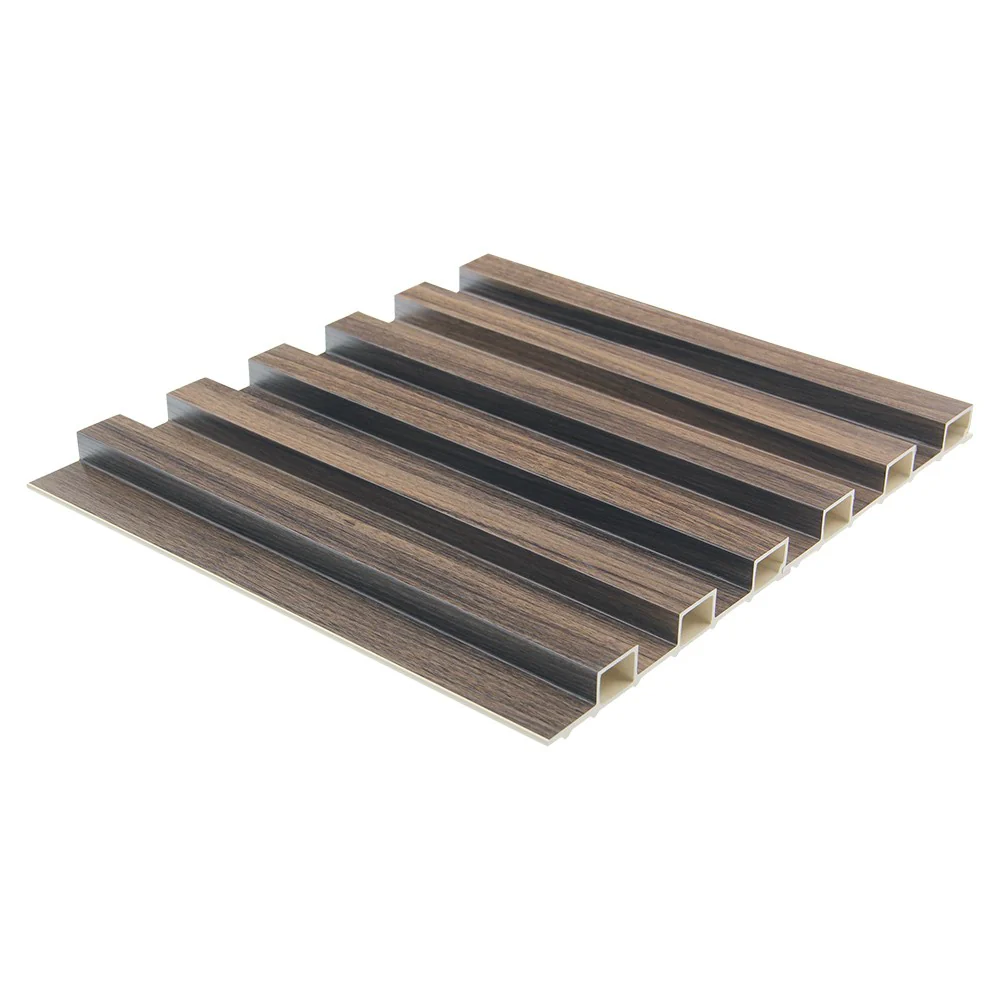 WPC Fluted Slat Wall Panel, Classic Walnut - Image 5