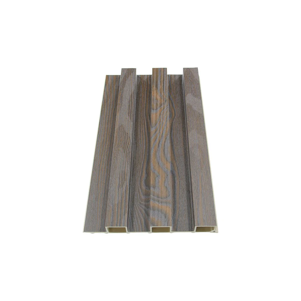 WPC Fluted Slat Wall Panel, Dark Walnut - Image 4