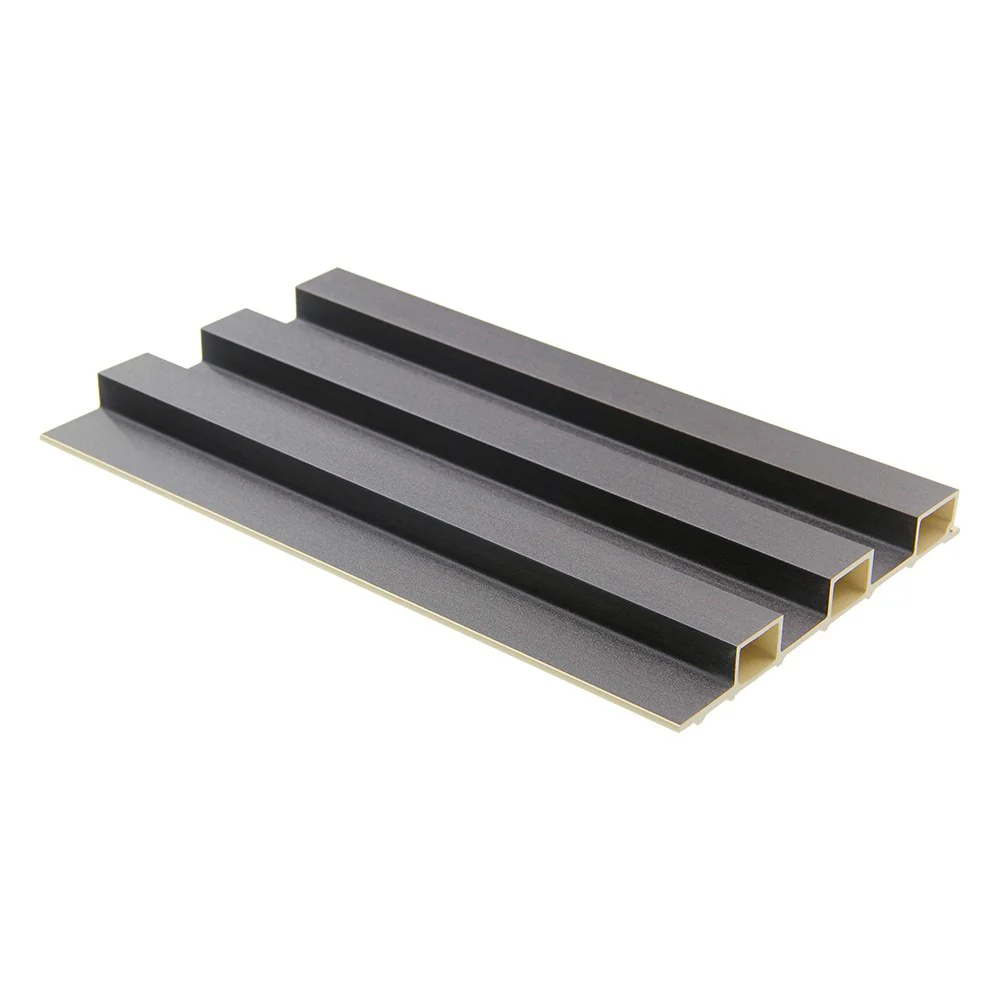WPC Fluted Slat Wall Panel, Graphite Black - Image 2