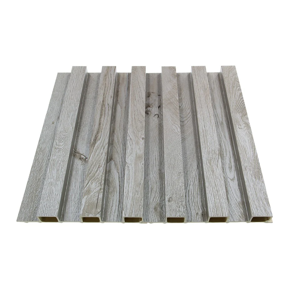 WPC Fluted Slat Wall Panel, Natural Grey - Image 6