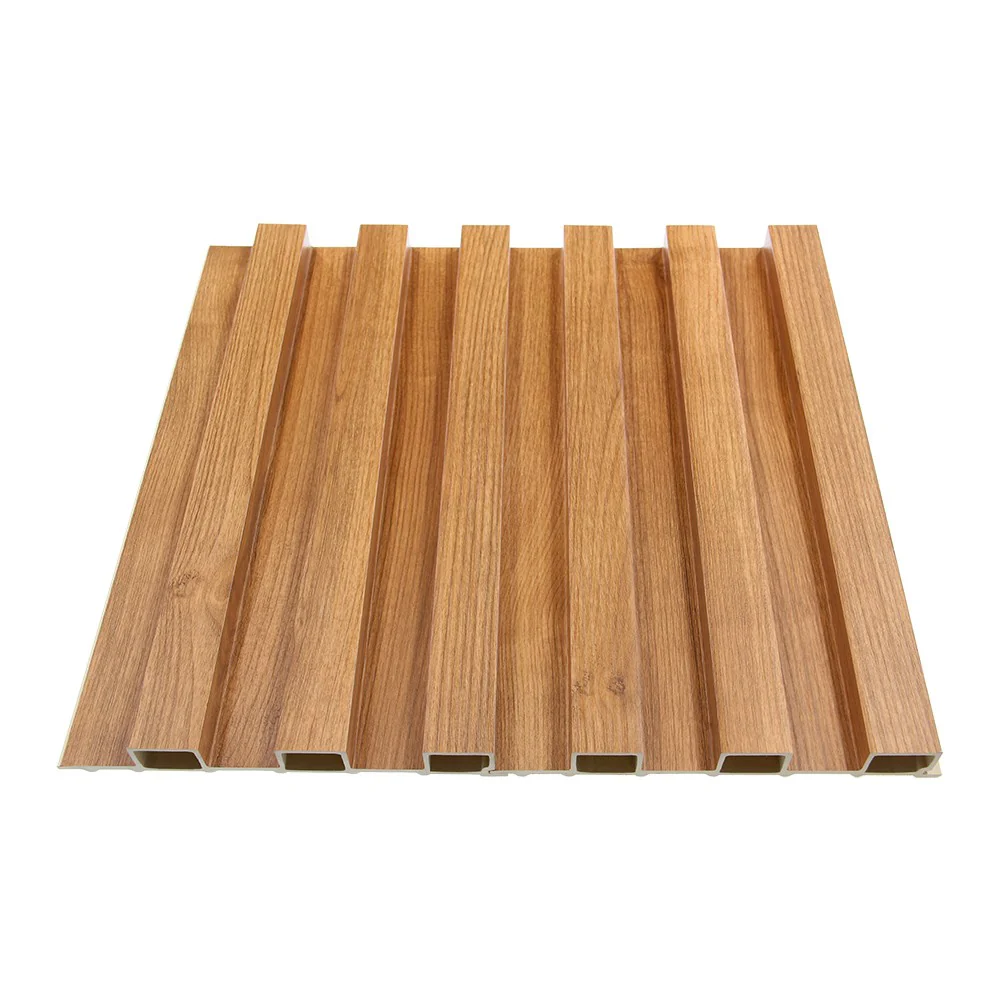 WPC Fluted Slat Wall Panel, Pine - Image 6
