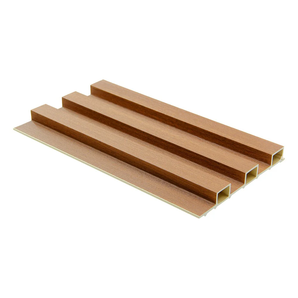 WPC Fluted Slat Wall Panel, Sandalwood - Image 2