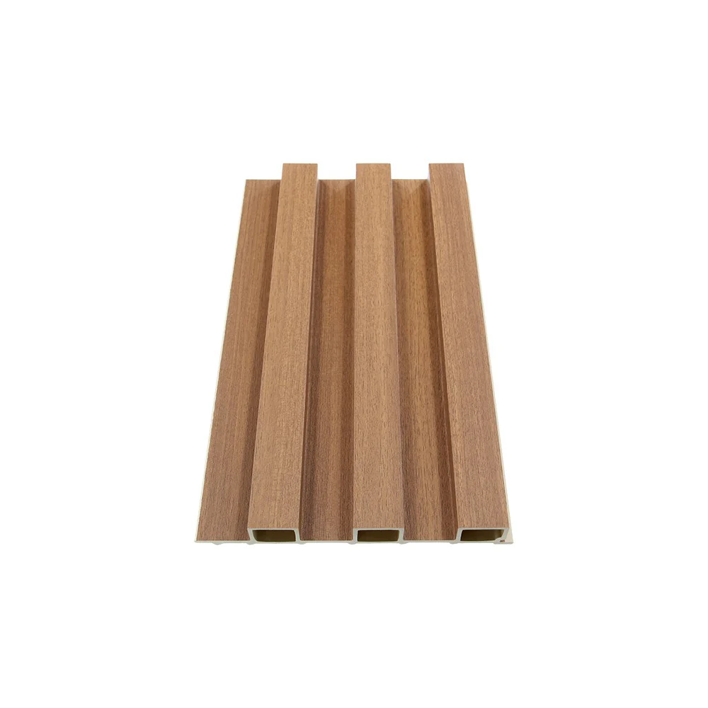 WPC Fluted Slat Wall Panel, Sandalwood - Image 4