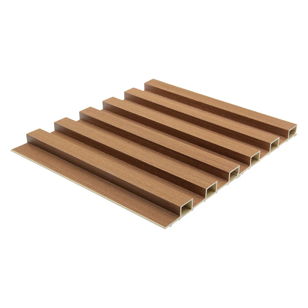 WPC Fluted Slat Wall Panel, Sandalwood - Image 5