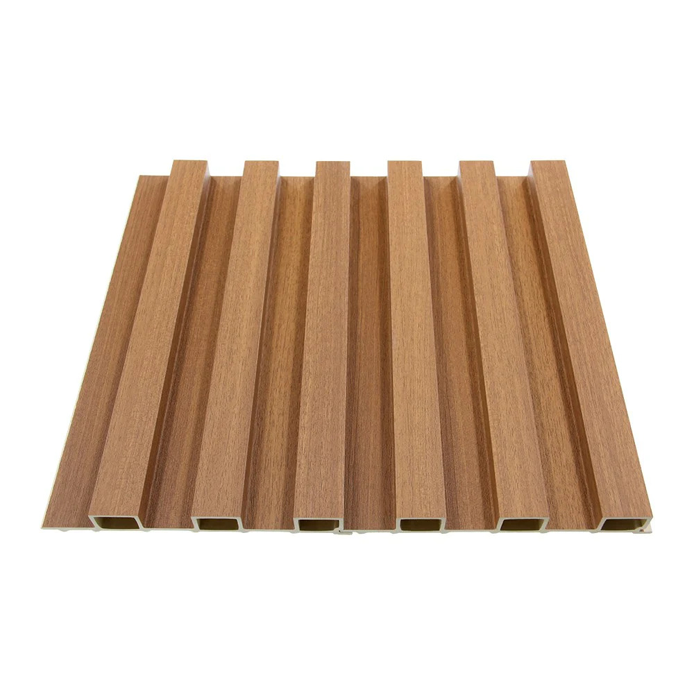 WPC Fluted Slat Wall Panel, Sandalwood - Image 6