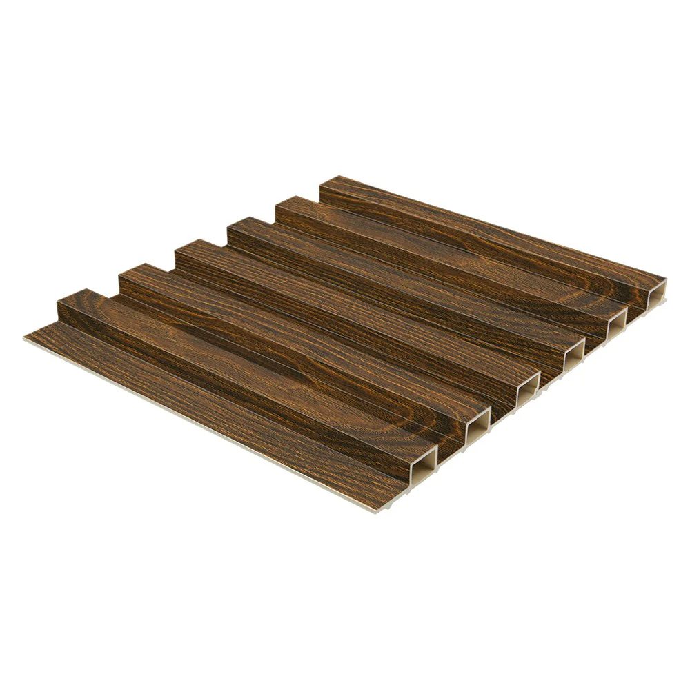 WPC Fluted Slat Wall Panel, Walnut - Image 5
